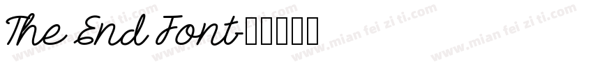 The End Font字体转换